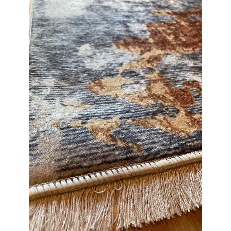 Tapis Matarranz avec envers antidérapant, Tapis de couloir 3 pi 3 po x 8 pi 2 po