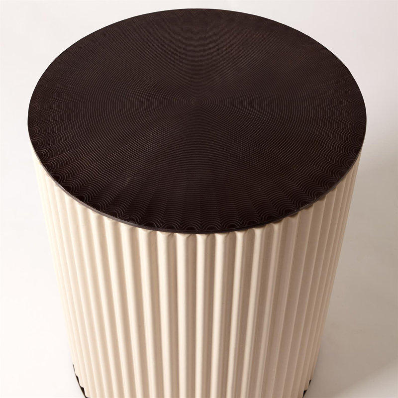 Camille Side Table, Bronze, Bronze