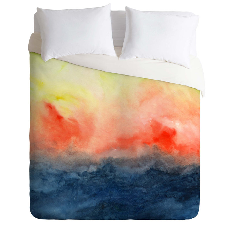 Jacqueline Maldonado Polyester Abstract Duvet Cover, Twin/Twin XL Duvet Cover + 1 Standard Sham
