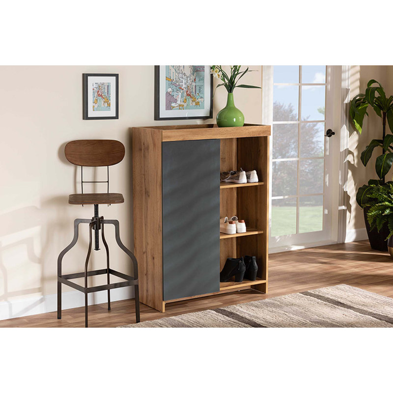 Merrick 12 Pair Shoe Storage Cabinet