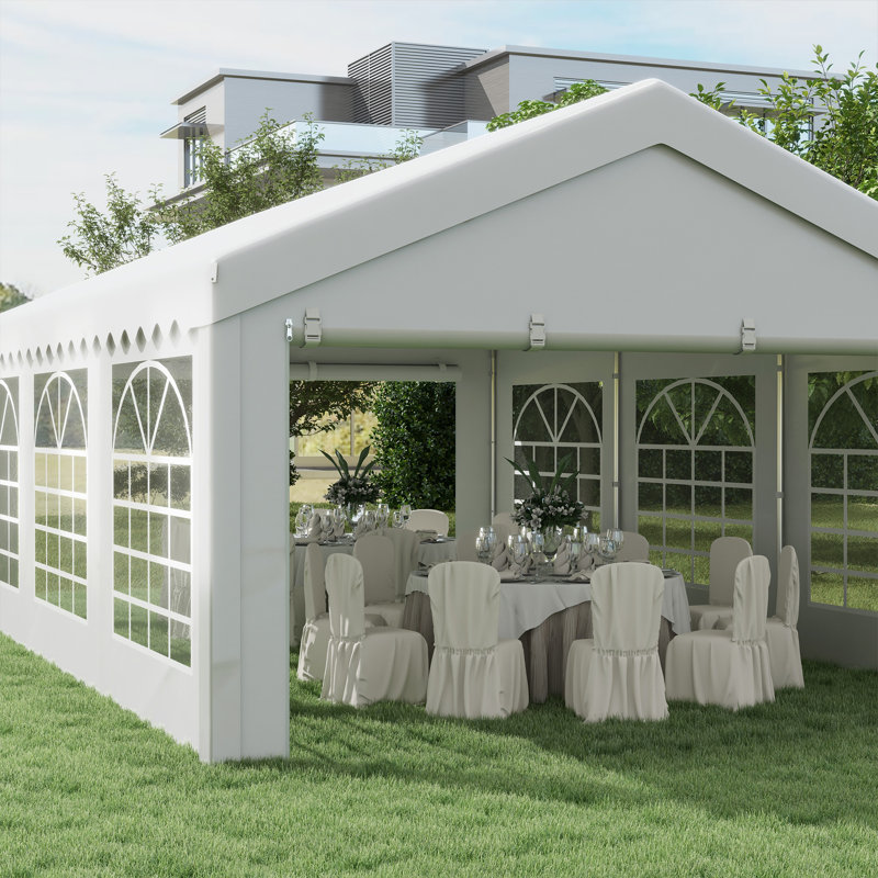 Metal Party Tent, 600 cm L x 400 cm W