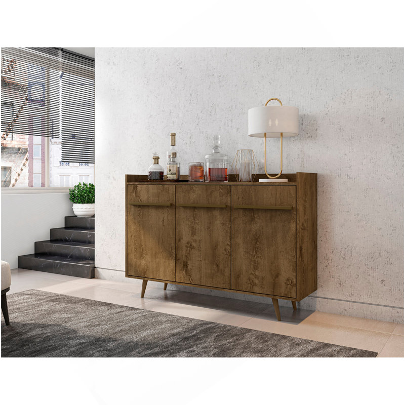 Buffet brun rustique 54 "Bradley, Brun rustique