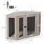Meuble de cage d'angle pour chien PawHut