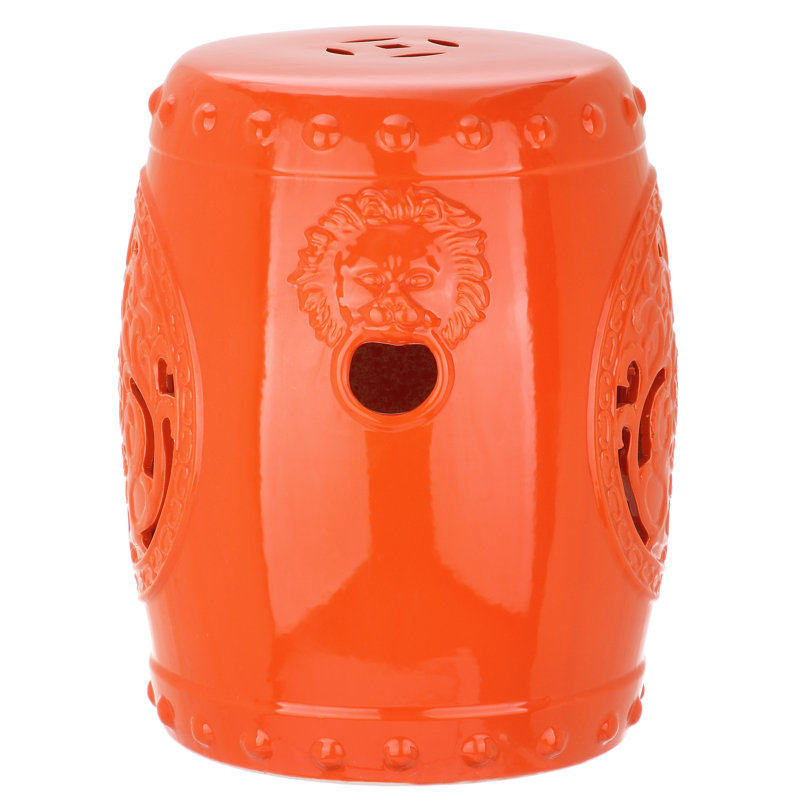 Tabouret de jardin Silvia, Orange