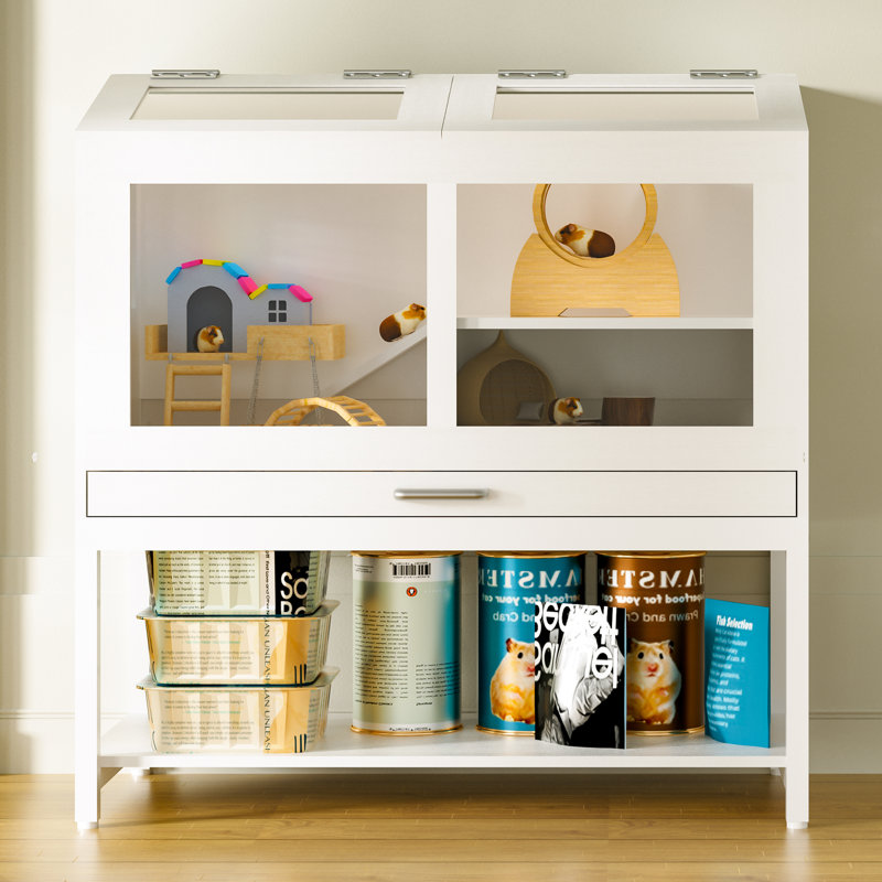 View of Archie & Oscar™ Hamster Cage With Storage Cabinet - Wayfair Canada