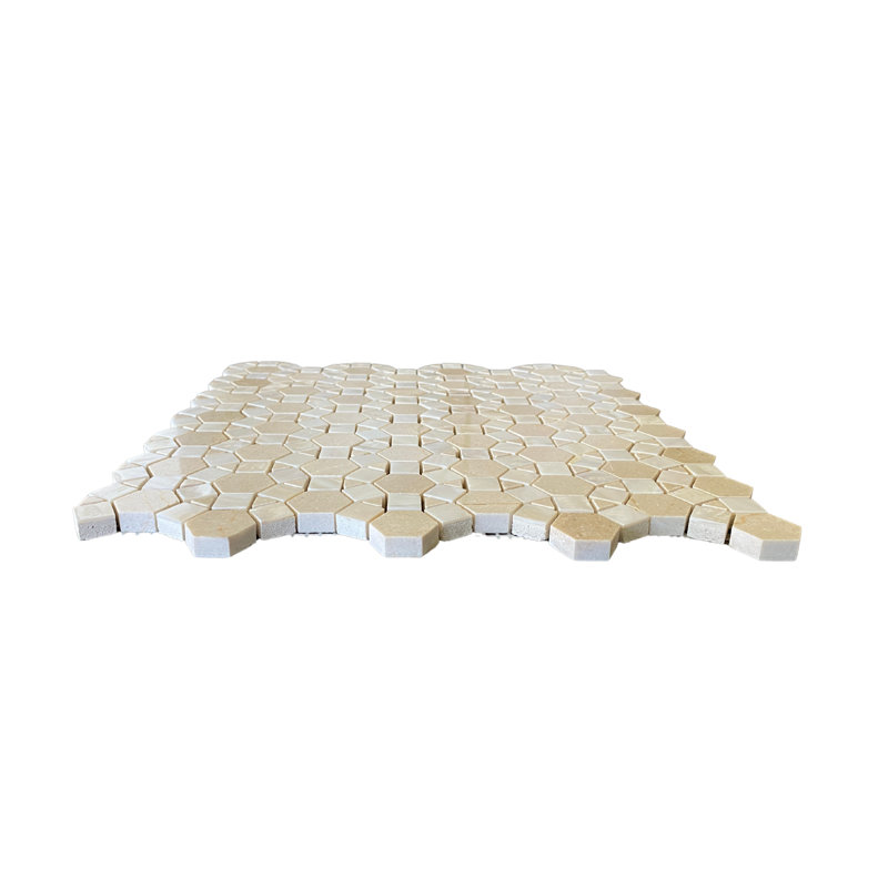 Carreau de mosaïque aléatoire pour mur et plancher en pierre naturelle