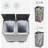 Steel Step On Kitchen Trash Can - 12.6 Gallons