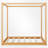 Wood Canopy Platform Bed-114229256-114229257