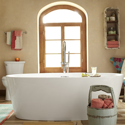68.75'' x 31.25'' Soaking Acrylic Bathtub