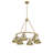 Felda 6 - Light Steel Dimmable Cone Chandelier-99998912-99998911