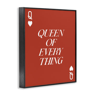 Queen of Everything Card Framed Giclee Art, design by House of Lulu