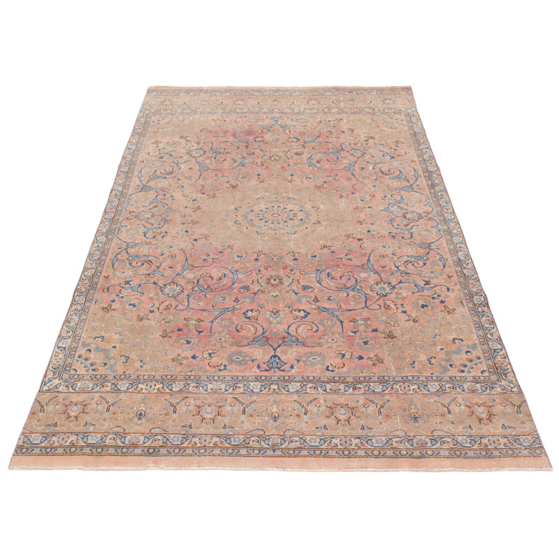 Tapis unique en laine de 5 pi 10 po x 10 pi 10 po Yobel Yobel