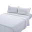 Stone Washed Pure Linen Sheet Set, Fitted Sheet 16" Pocket-979156811-996364181