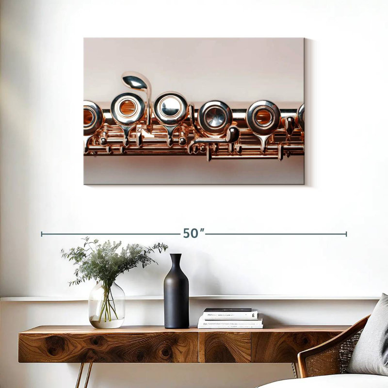 Abarca Golden Flute, 24" H x 36" W