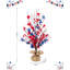 Arbre de table 21 "patriotique rouge, blanc et bleu Americana