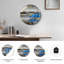 Horloge murale moderne en verre Blue Trees-546947972