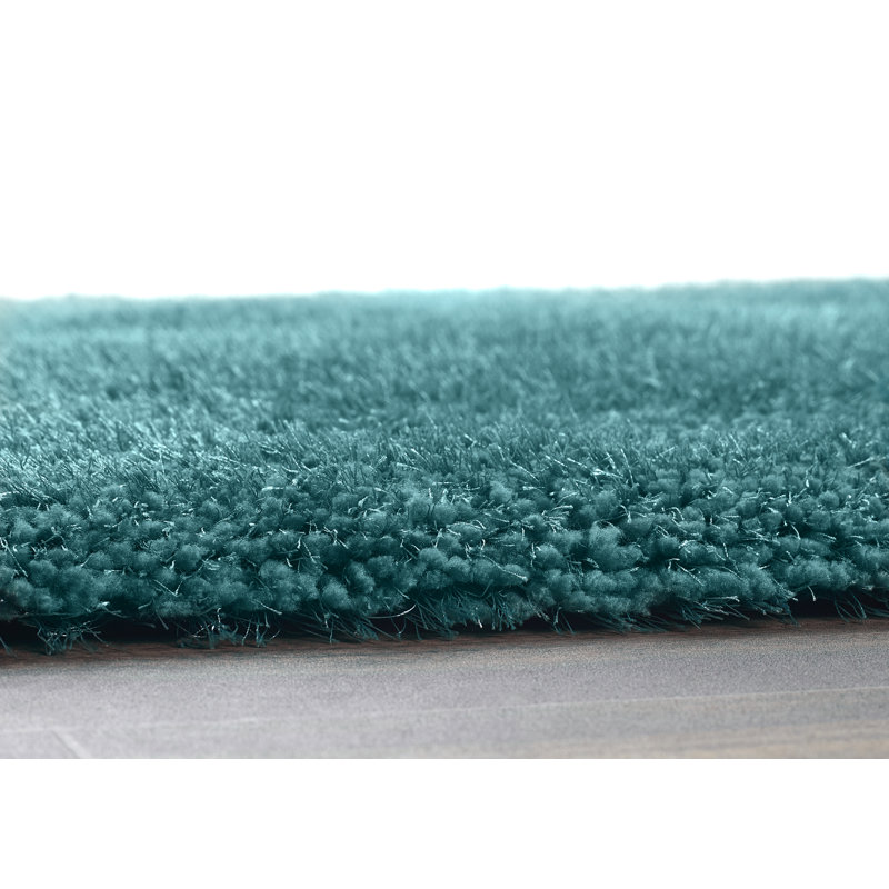 Dorota Solid Colour Hand Woven Area Rug, Rectangle 90 x 150cm
