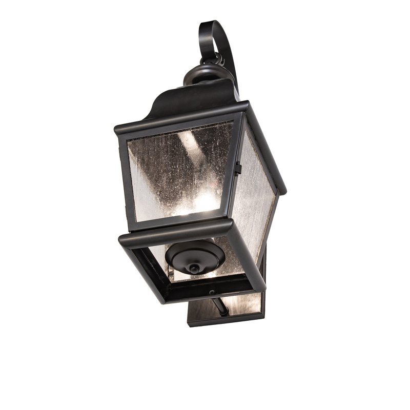 2 - Light Armed Sconce, 22" H x 9" W x 9" D, Craftsman Brown
