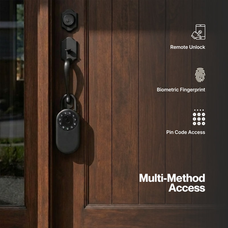 LB01 Smart Key Lockbox, Fingerprint, PIN & Bluetooth App Unlock