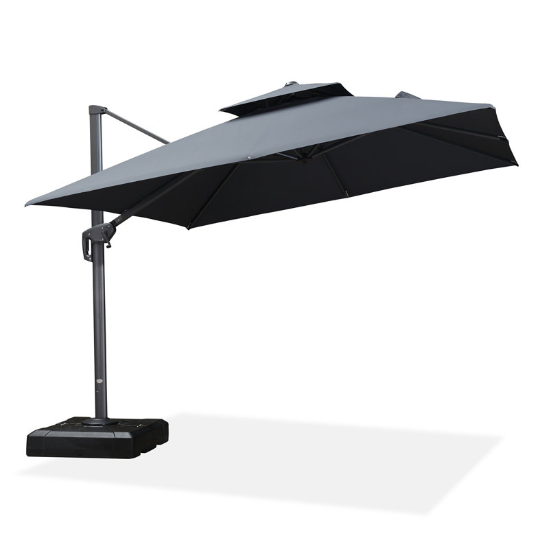 304cm Cantilever Parasol, Grey