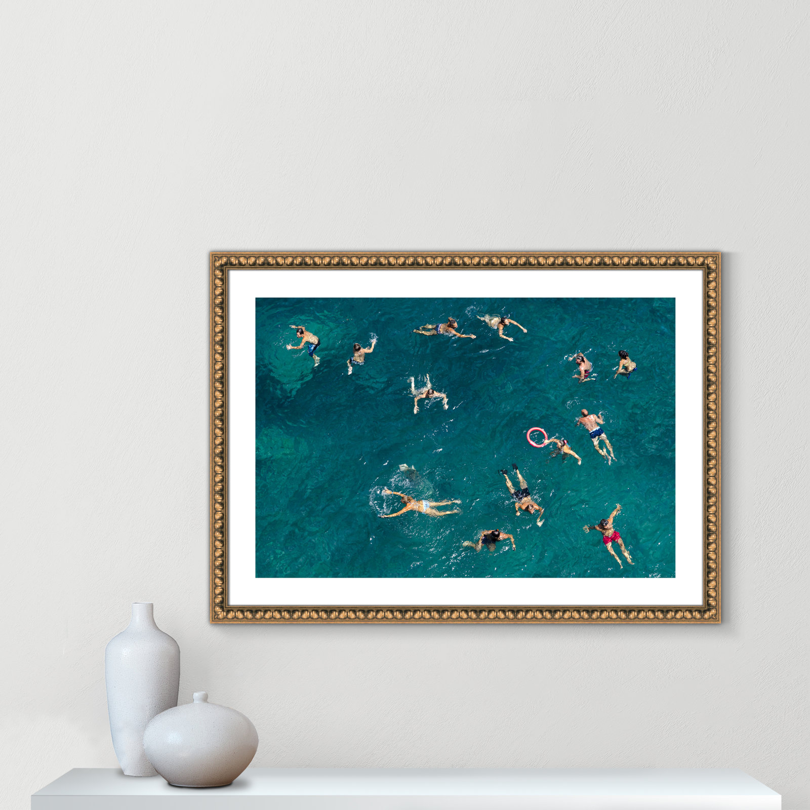 Tonti - Photograph Print, Gold Bead Framed Paper, 25.5" H x 35.5" W x 1.13" D