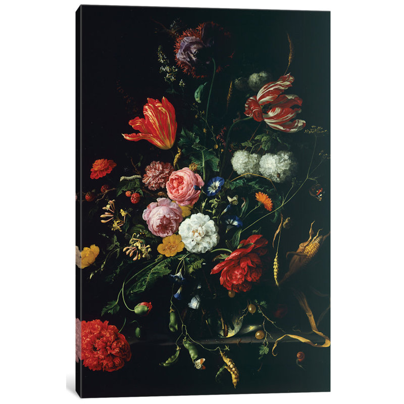 « still life », reproduction d’art sur toile, H 12 po x l 8 po x P 0,75 po