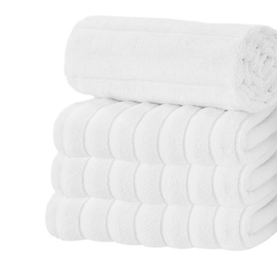 Fralick Turkish Cotton Ribbed Hand Towels