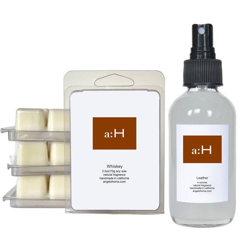 Handcrafted Whiskey Scented Wax Melts with Oak and Vanilla