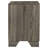Funston Brown Oak 2-Drawer Nightstand Bedside Table