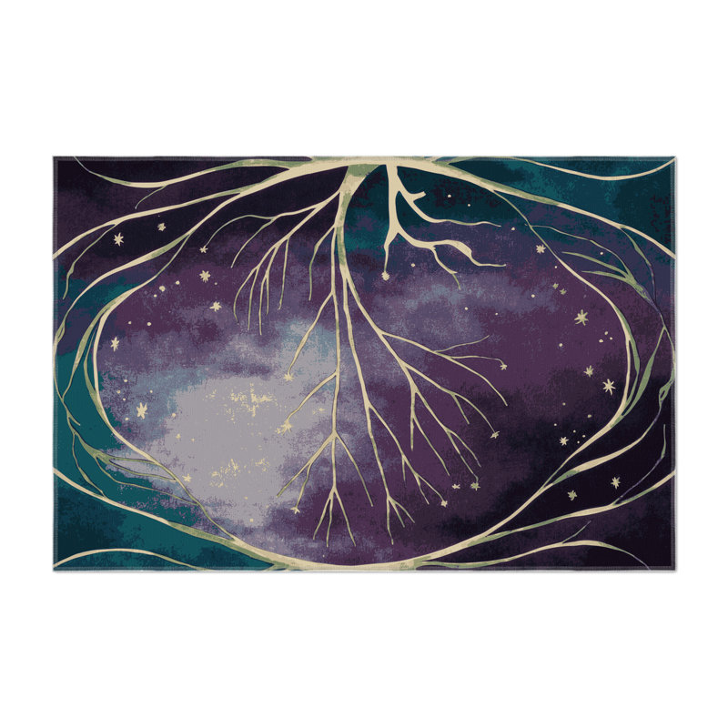 Blooming Nebula Indoor And Outdoor Area Rug, Rectangle 8' x 10'