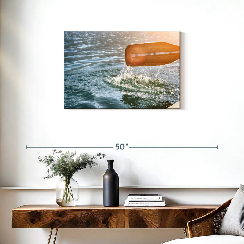Mehar Orange Kayak Paddle, 20" H x 30" W