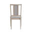Ensemble de 2 chaises d'appoint en lin Marta