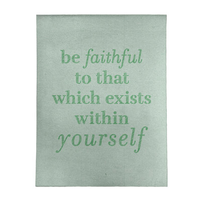 Quotes Chenille Indoor Rug