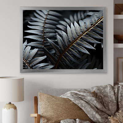 Fougères monochromes - Plantes, impressions d'art mural