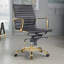 Chaise de bureau en cuir Lonty-310102824-310102838
