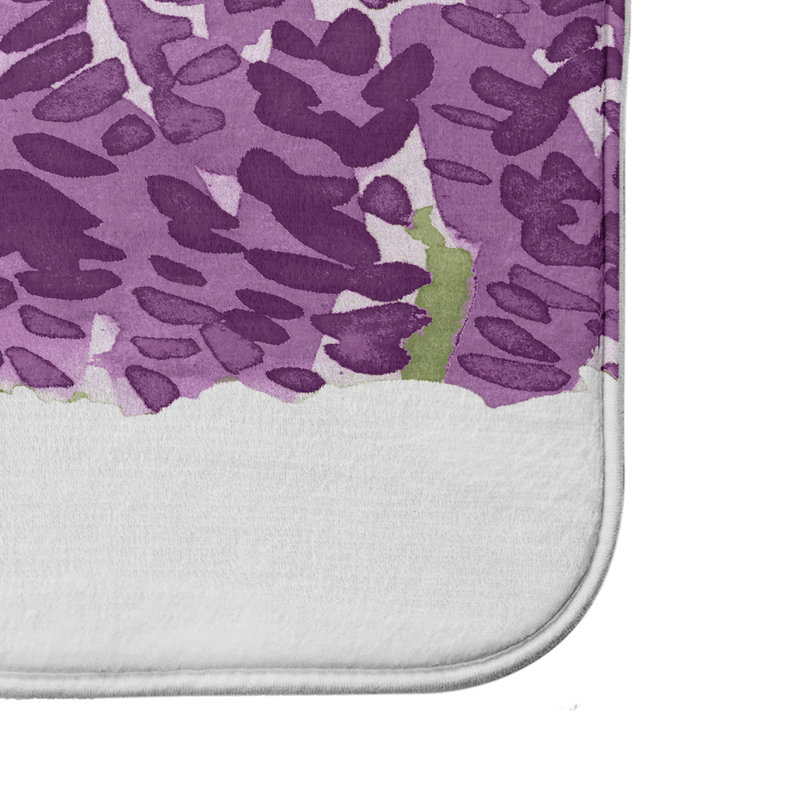 Tapis pour salle de bain Louque, l 24 po x L 36 po, Mauve
