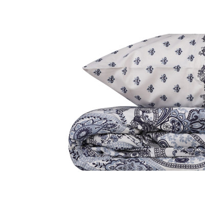 Cotton Paisley Duvet Cover Set with Pillowcases