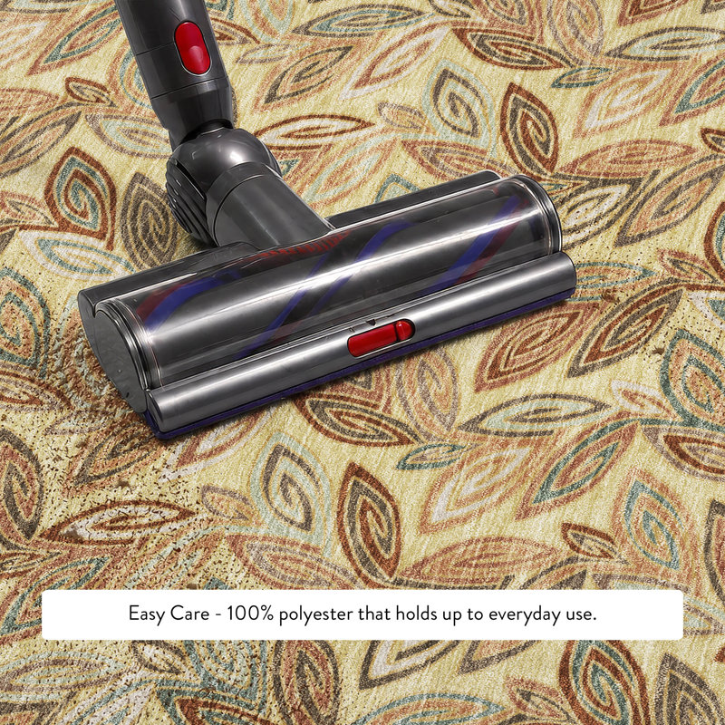 Tapis botanique Premium lavable à la machine Villers, Blé, 2'6" x 3'10"