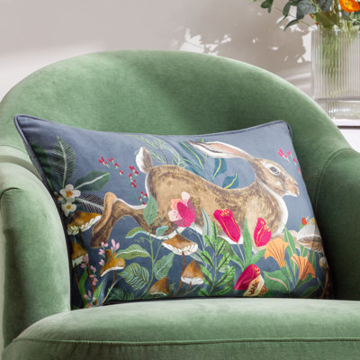 Floral Rectangular Cushion