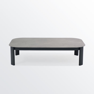 47.2'' Aluminum Outdoor Coffee Table With Spc Tabletop