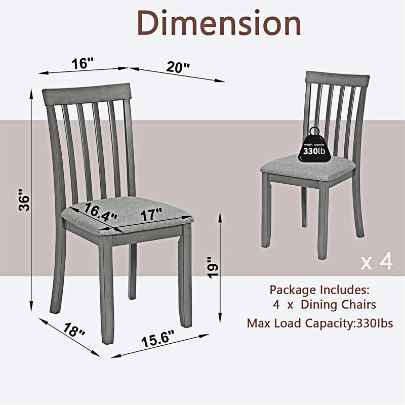 Ensemble de 4 chaises d'appoint Modern