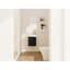 Meuble-lavabo à fermeture en douceur avec lavabo et support de rangement, 16 po pour petite salle de bain-1361270756