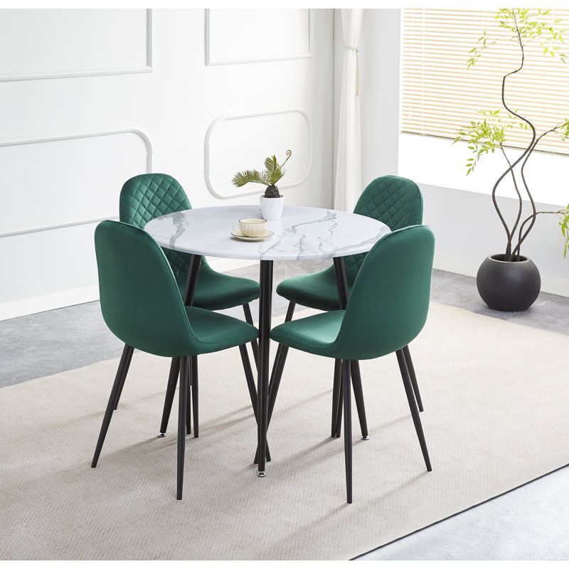 4 - Person Dining Set, Green