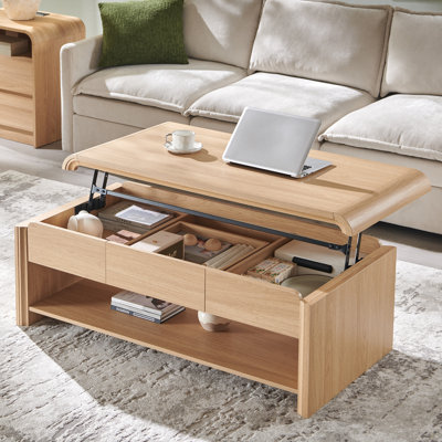 Table basse à plateau relevable Maud