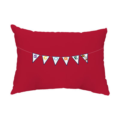 Outdoor Reversible Throw Pillow