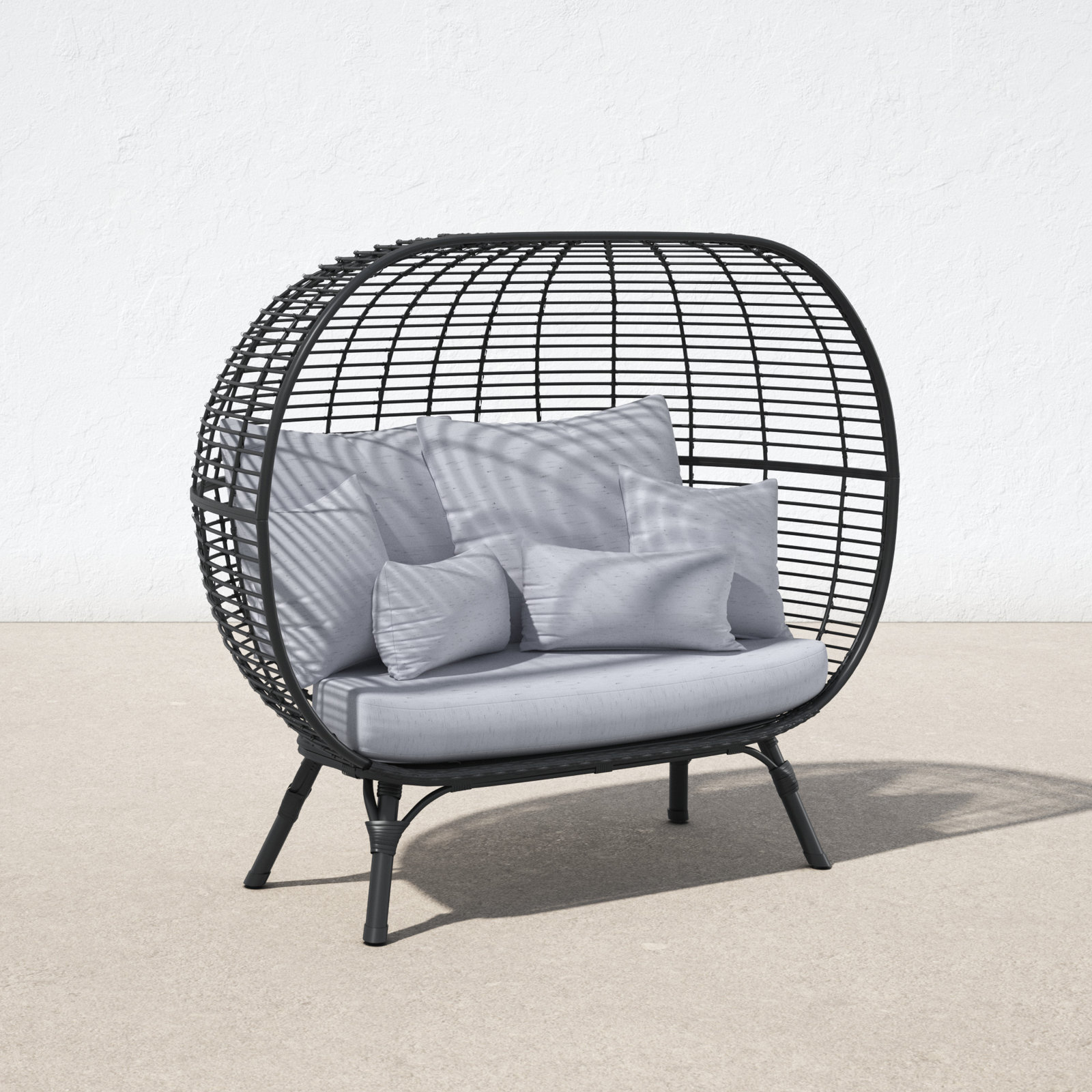 Vikki 68.75 " Patio Loveseat
