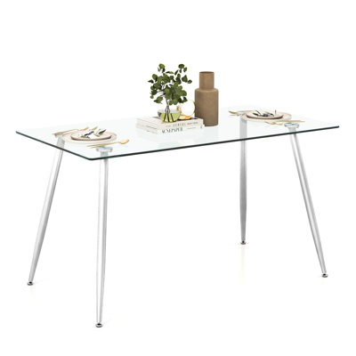 Danas Glass Top Dining Table