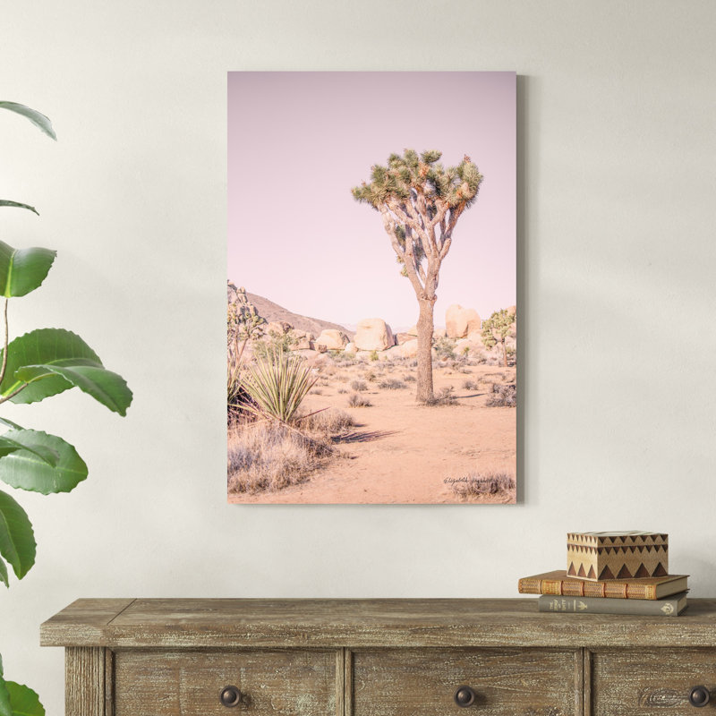 Rosé Joshua Tree III, H 24 po x l 36 po x P 1,25 po
