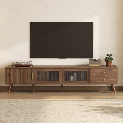 TV Stand With Glass-Doors