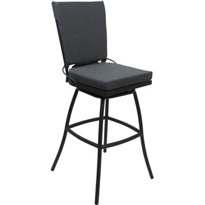 Gris anthracite - brun foncé - assise de 34 po